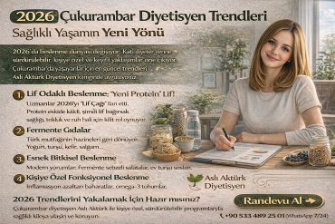 2026 Çukurambar Diyetisyen Trendleri - Aslı Aktürk 2026 Çukurambar Diyetisyen Trendleri
